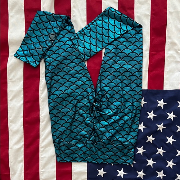 Denim - Party shimmering mermaid legging/joggings